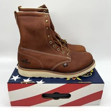 Thorogood American Heritage 8” Leather Soft  Toe Work Boots Sz 11.5 EE 814-4364