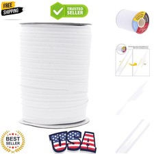 55 Yards 1/2 Inch White Double Fold Bias Tape for Sewing - Bias Binding Tape ...