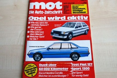 1) MOT 14/1982 - Fiat 127 Sport 1300 mit 75PS i - Ford Escort 1.3 GL mit 69PS be