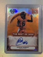 2025 Bowman U Best Maalik Murphy #BOA-MMU Best of 2025 Color Match AUTO /25
