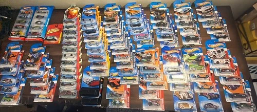 Hot Wheels Lot of 93 Vintage 2010-2011 New In Package Cars Trucks and More