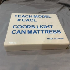 New Coors Light Inflatable Pool Float Can Mattress