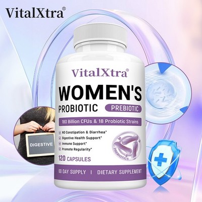 Women Probiotic with Cranberry&Prebiotics-180 Billion CFUs,18 Strains 30~120Caps