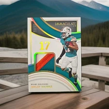 Jaylen Waddle 2022 Panini Immaculate Collection Patch  2/17 #INM-JWA