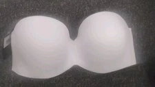 NEW Maidenform SN0004 White Full Coverage Strapless Bra Size 40 DD