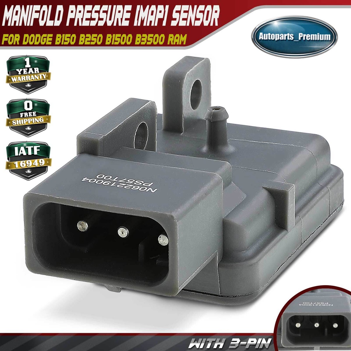 はい Manifold Pressure MAP Sensor for Dodge B150 B250 B1500 B3500
