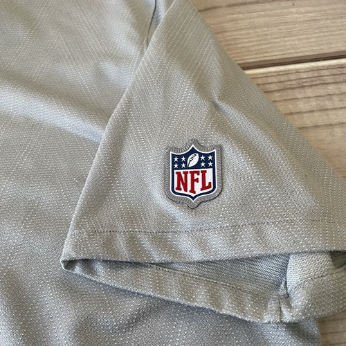Nike Polo Shirt Mens NFL Pro Bowl Official On Field Gray Golf Dri-Fit - Picture 5 of 11
