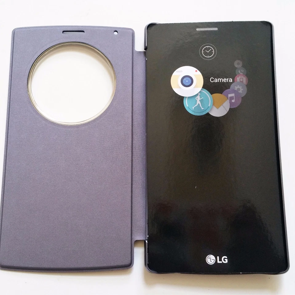 Estuche tipo folio de carga inalámbrica Quick Circle compatible con Powermat - astilla LG G4 Foto 4 de 4