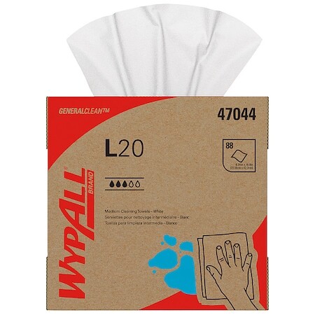 Kimberly-Clark Professional 47044 General Clean L20 Medium Cleaning Cloths,