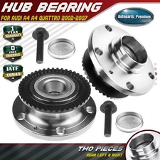 2x Rear Left & Right Wheel Hub Bearing Assembly for Audi A4 2002 2003 2004-2008