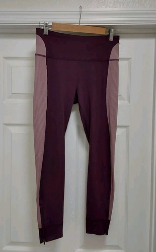Athleta Allyson Felix Leggings Women's Medium Zipper Ankle Workout Comfort Yoga - 第 2/13 張圖片