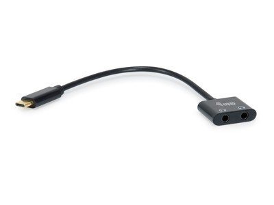 Equip Adapter USB-C - Audio DAC 2x3Pin 3.5mm St/B NEW