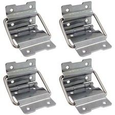Pack of 4 Silver hold hinge For Custom or Repair Case Quick catch mechanism