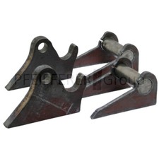 Konsola spawalnicza Części spawalnicze i palnikowe 4 płyty grubość 8 mm, 2 śruby, 2 V