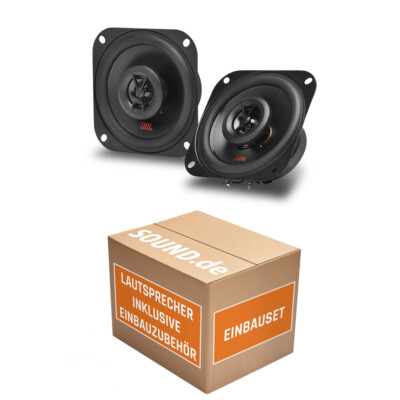 JBL Lautsprecher für Fiat Doblo 2-Wege 10cm Koax Auto Einbauzubehör Einbauset