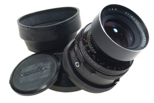 MAMIYA-SEKOR RB67 f=180mm CAMERA LENS 4.5/180 CAPS HOOD - Picture 1 of 8