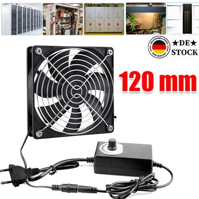 120mm 12V Kühler Silent Lüfter Cooling Fan für Desktop PC Computer Gehäuse NEU
