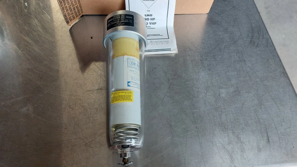 Hammond Drierite 207 Compressed Air and Gas Drier Desiccant Cartridge 50207 - Image 2 of 4