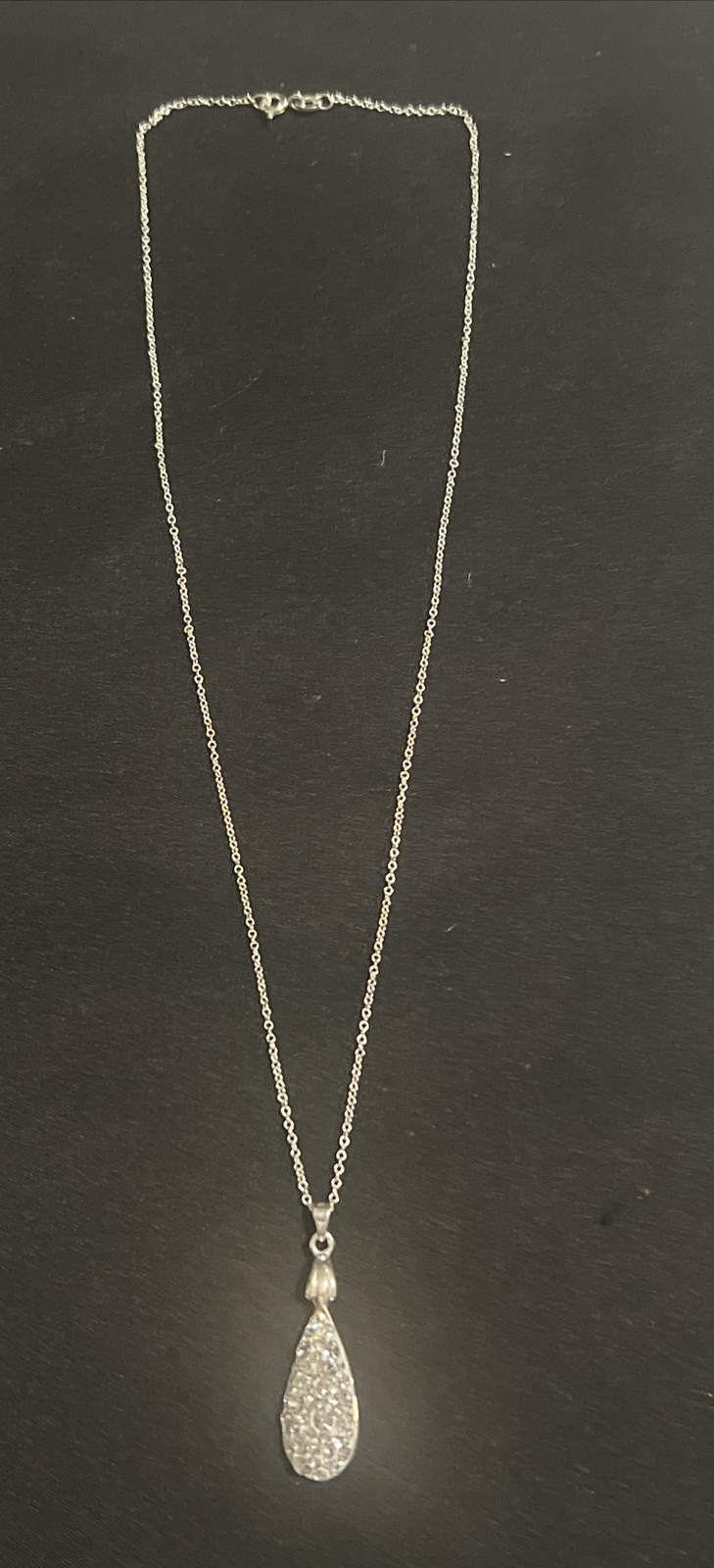 Solid Sterling Silver Diamond Chip JCM Thailand T… - image 9