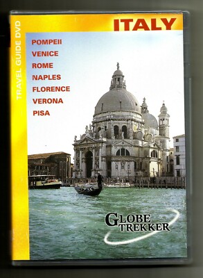  GLOBE TREKKER  Italy (2004, DVD) Visit the Alps & 22 Cities: Travel Guide Video