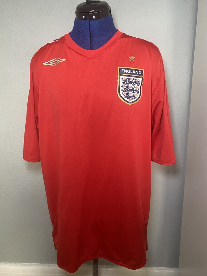 UMBRO ENGLAND 2006 AWAY `LAMPARD` JERSEY - Soccer Plus