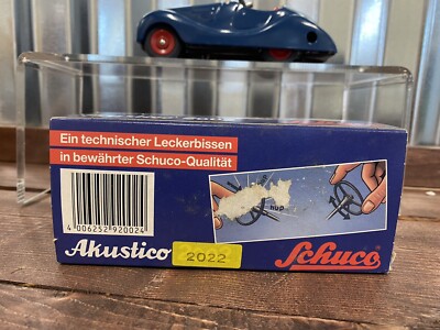 Schuco Replica Akustico 2002 Wind-Up with Key in Box - Royal Blue