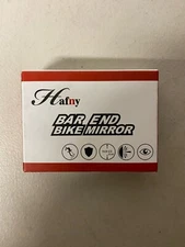 Hafny HF-MR083 High-Quality Road Bicycle Drop Bar Rear View Mirror - Black