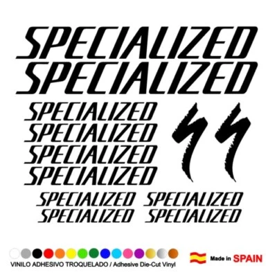 12 Pegatinas Vinilo SPECIALIZED Sticker Decal Aufkleber Bike Adesivi Autocollant