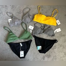 Andie Swim Bikini Bundle Size Large 4 Tops 6 Bottoms String Top Sicily Caicos