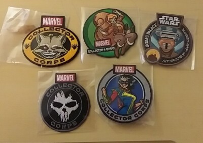 5 Marvel Collectors Corps Patches Rocket Raccoon Squirrel Girl Ms Marvel Boushh