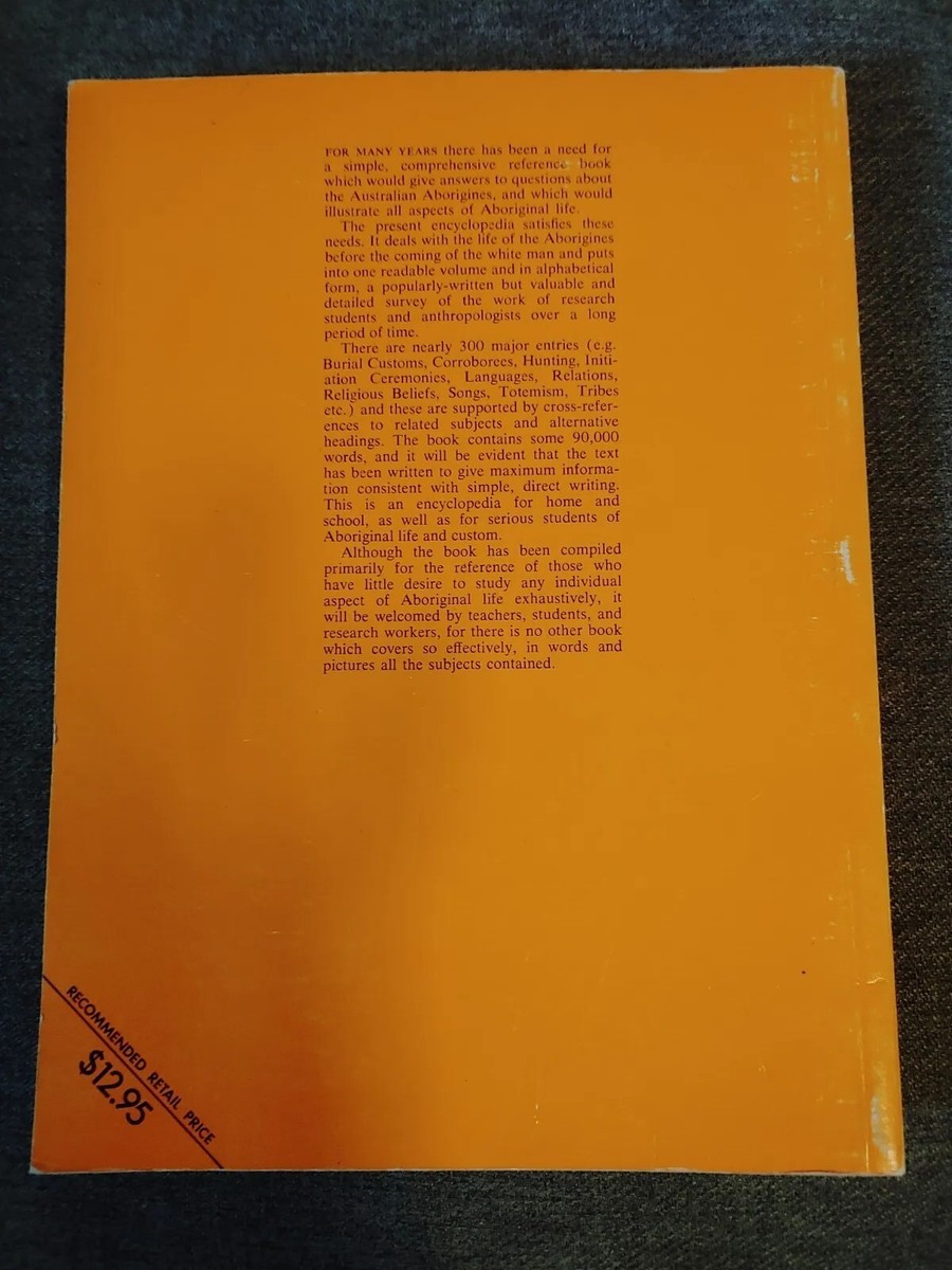 1982 An Illustrated Encyclopedia Of Aboriginal Life A.W. Reed | eBay