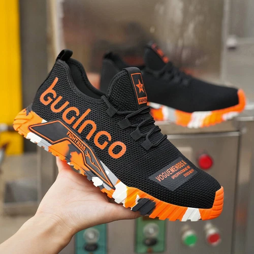 Unverwüstliche Sicherheitsarbeitsschuhe Stahlkappe Stiefel Leicht Sneaker Herrenschuhe - Bild 7 von 33
