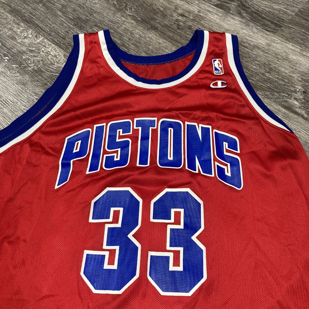 k*1様 デトロイト・ピストンズ ユニフォーム　33番 Champion 48 Pistons ユニフォーム 33 Champion 48 k*1様 デトロイト・ピストンズ