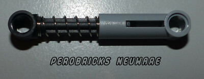 Lego Technic Technik Stoßdämpfer 6,5 lang, hellgrau/schwarz #731c01 NEUWARE