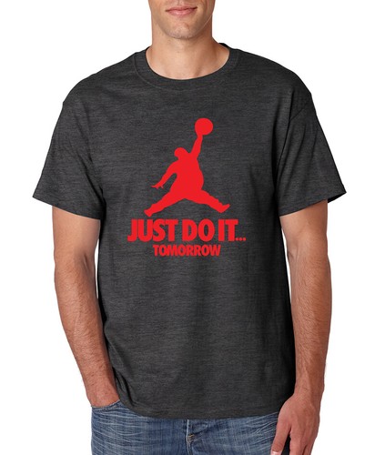 SÓLO HAZLO... MAÑANA Camiseta Funny Jumpman Jordan Air Parody S-6X Gildan Tee - Imagen 8 de 14