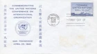 928 5c UN CONFERENCE - 1st Chinese Embassy cachet FDC