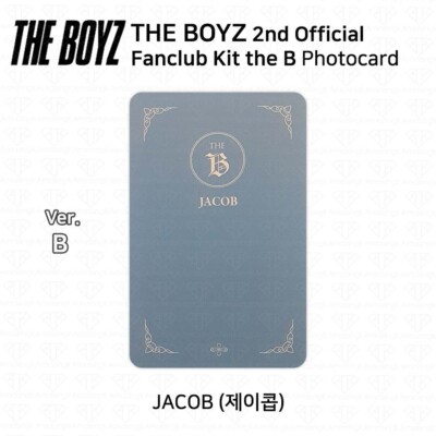 THE BOYZ 2nd Fan Club The B Official Goods Photocard Version B