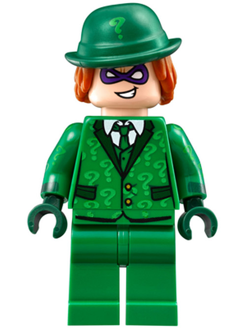 Figurine LEGO Riddler costume cravate sh334 idée cadeau pour fan de BD et de briques