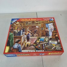 white mountain puzzles 1000 pieces Larger Pieces Old Book Store