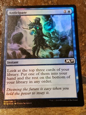 anticipate mtg card Opt [Ixalan] Mint / near mint condition trading card Magic the Gathering MTG Anticipate