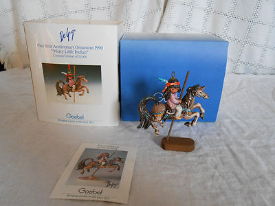Merry Little Indian De Grazia ornament Goebel new in box #102775