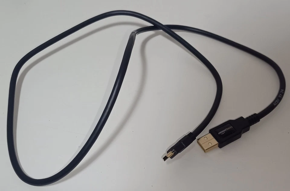 Cavo USB 2.0 Da USB A A Mini USB B (4 Pin), Lunghezza 1-2 Metri, Velocit&agrave; 480 Mbps. Nuovo, Marca SIM.