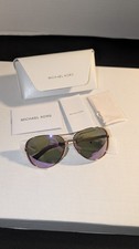 Michael Kors Rose Gold Mirror Pilot Women Sunglasses MK1056-11084Z