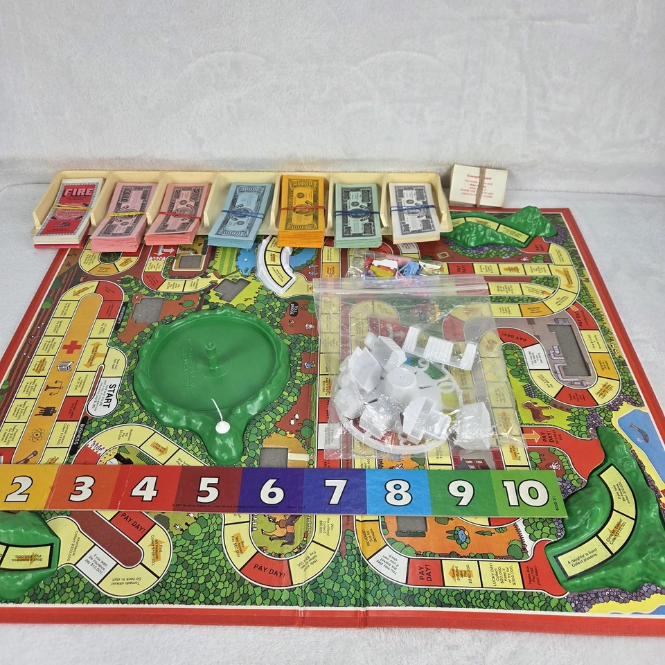 Vintage 1982 Milton Bradley The Game of Life Complete Family Board Game - Image 2 of 4