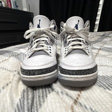 Air Jordan 3 Mens Size 9 Midnight Navy/White/...