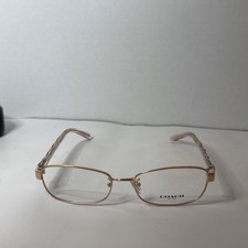 Coach Eyeglasses Frames HC5138 9406 Brushed Rose Gold Rectangle 55-17-140 Read
