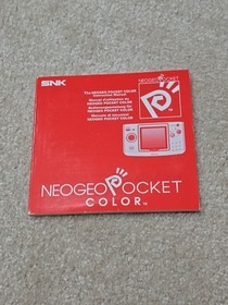 SNK NeoGeo Pocket Color Launch Edition Anthracite Box And Manual Only No Tray