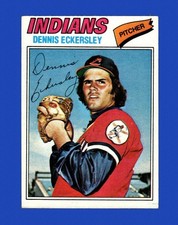 1977 Topps Set-Break #525 Dennis Eckersley EX-EXMINT *GMCARDS*