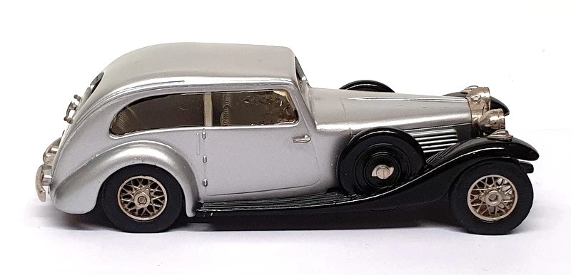 Motorkits Minimarque 43 escala 1/43 ABS2 - 1934 Jaguar SS1 Airline - plateado/negro Foto 3 de 4
