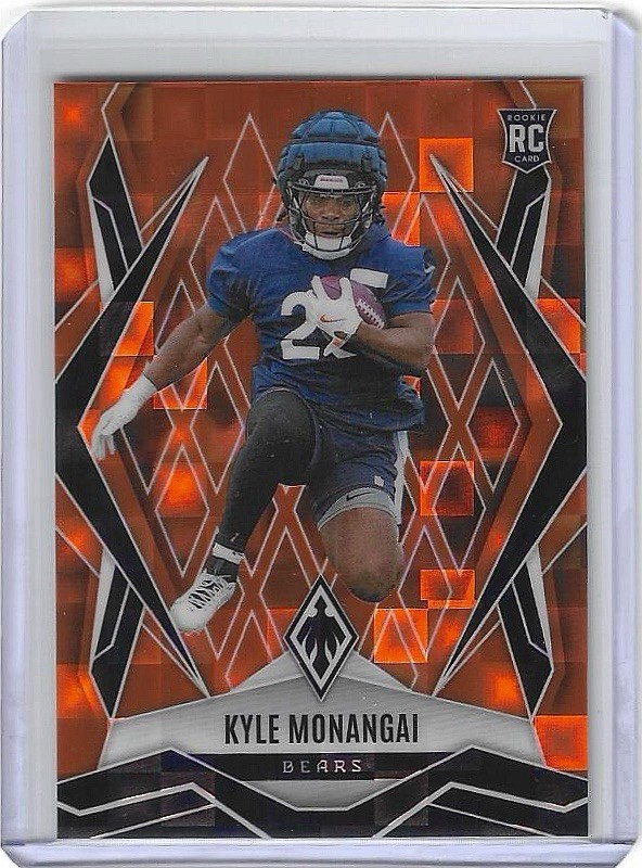 Kyle Monangai #249 Orange Pandora /189 (RC) 2025 Phoenix Chicago Bears